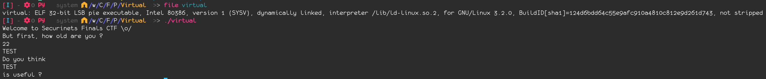 Binary Information